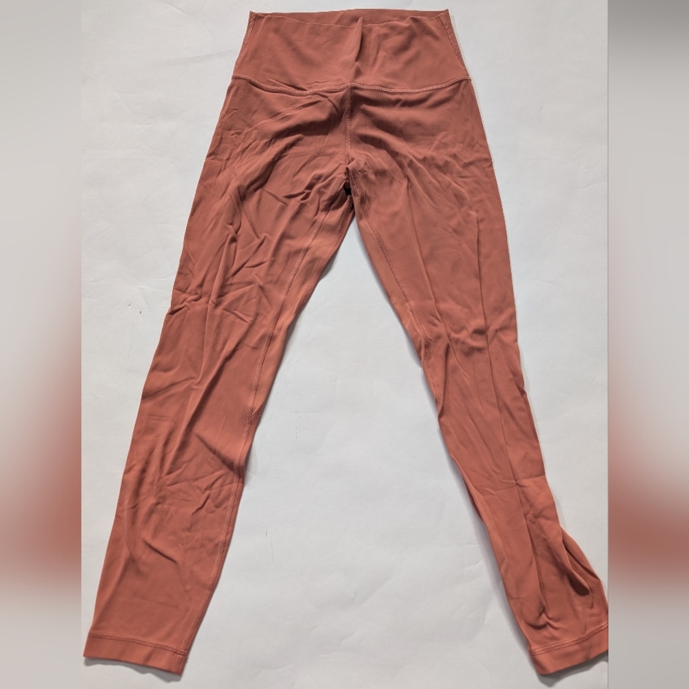 Lululemon Leggings 25", 6, Clay Pot Coral